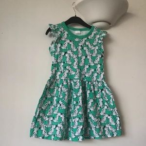 Next Girls Dalmatian dog patterned dress